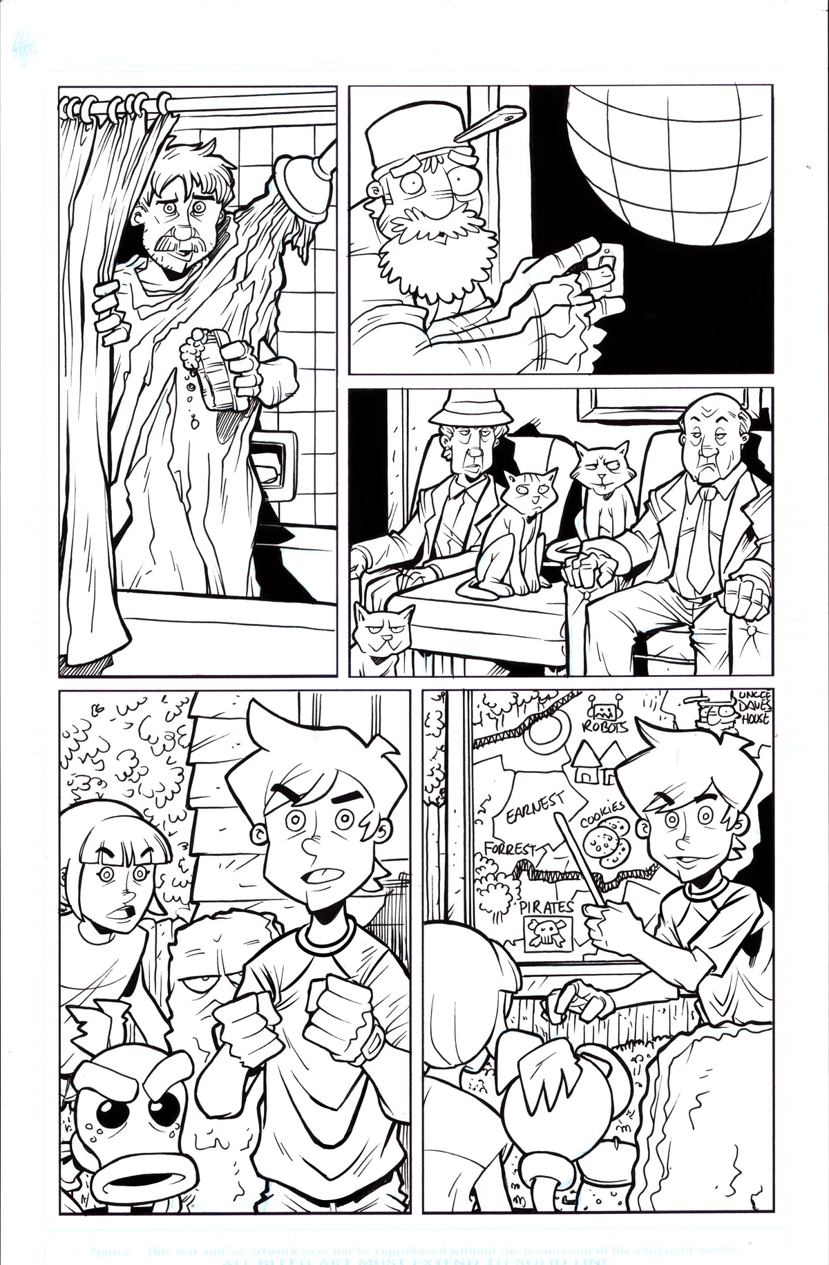 Plants vs. Zombies Garden Warfare Vol. 2 page 30 original comic art by Tim Lattie, Dark Horse