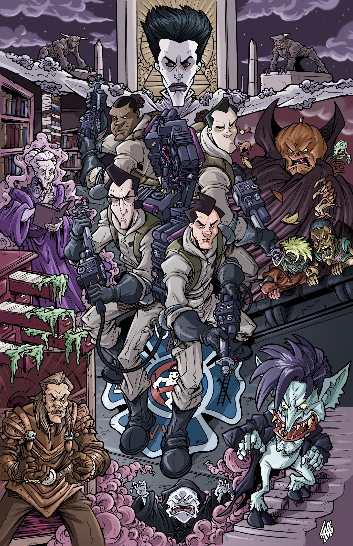 Ghostbusters Art Print Paranormal Patrol
