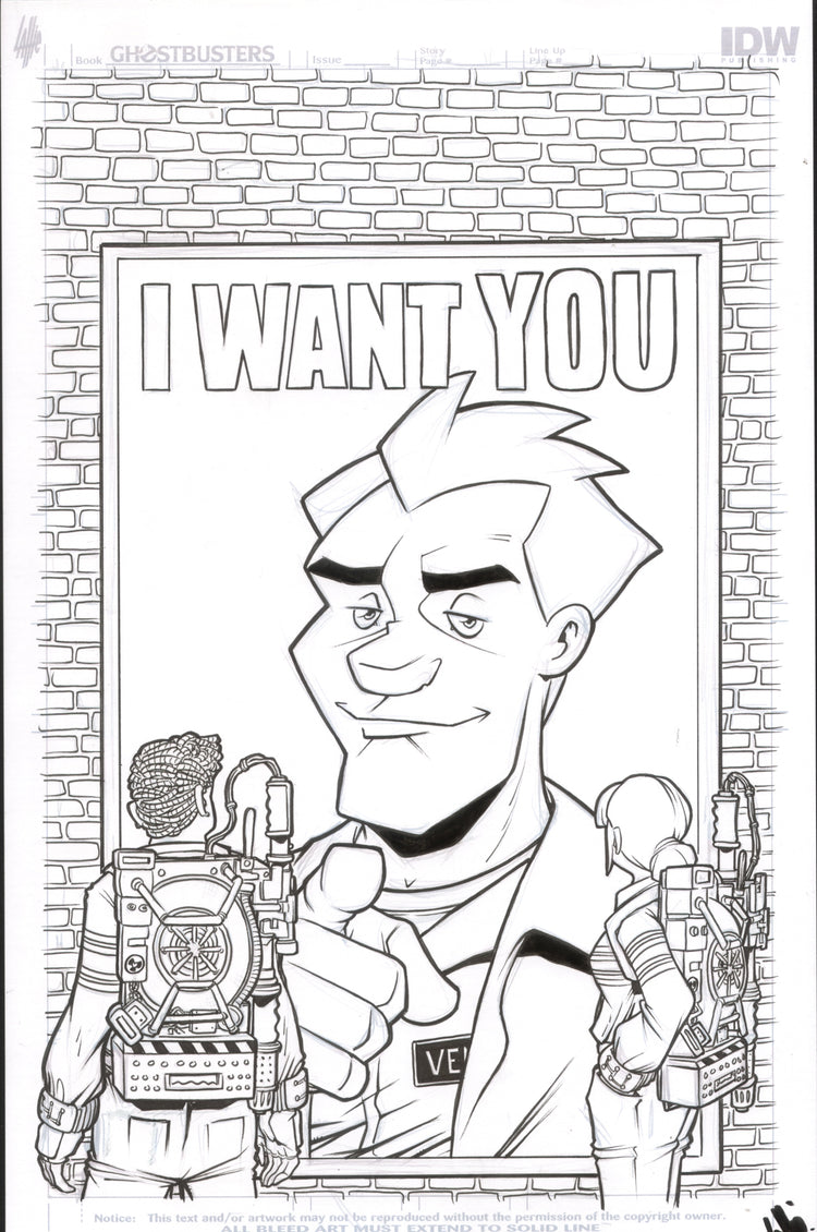 GHOSTBUSTERS ORIGINAL COMIC ART