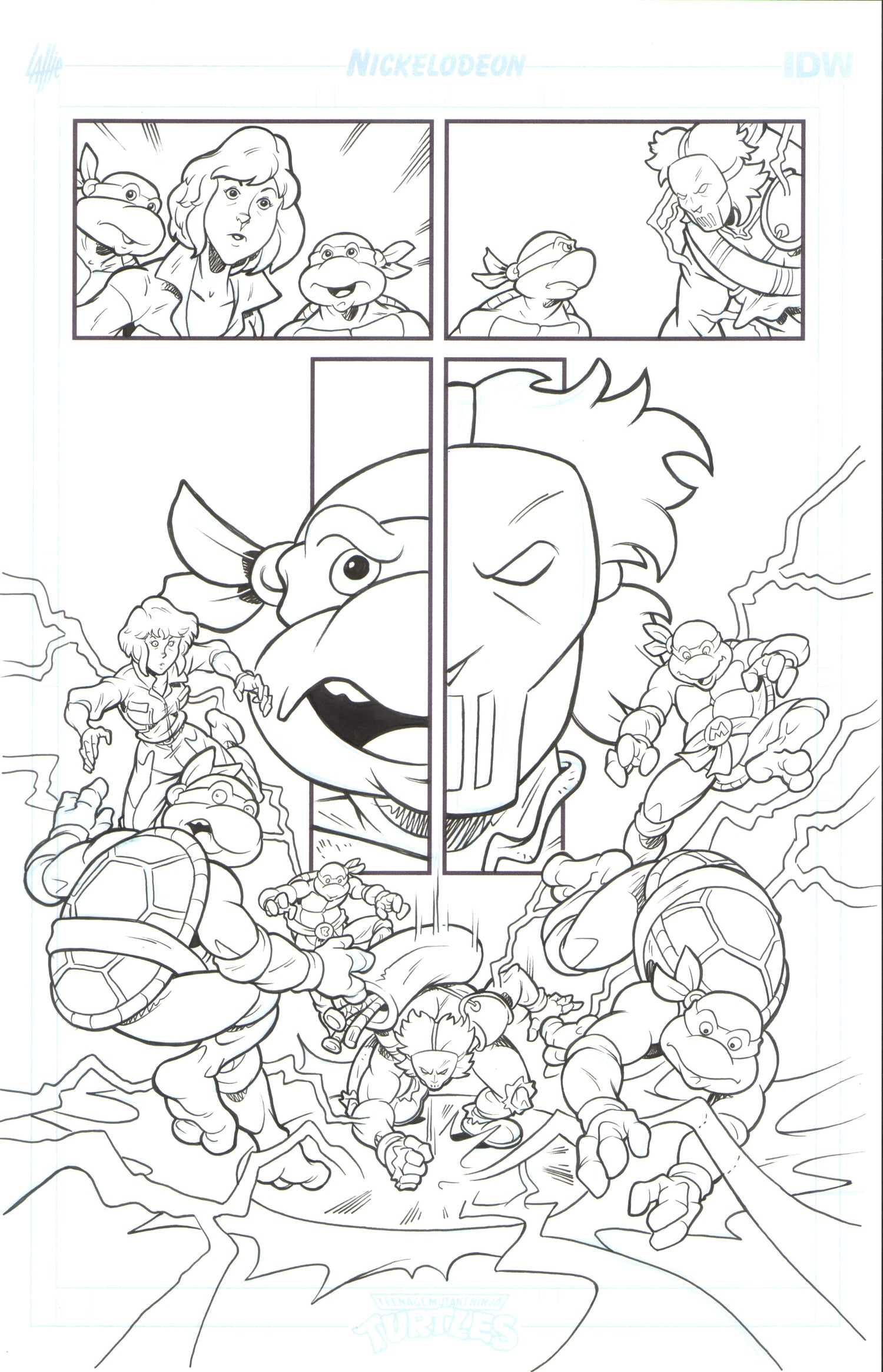 NINJA TURTLE ORIGINAL ARTWORK