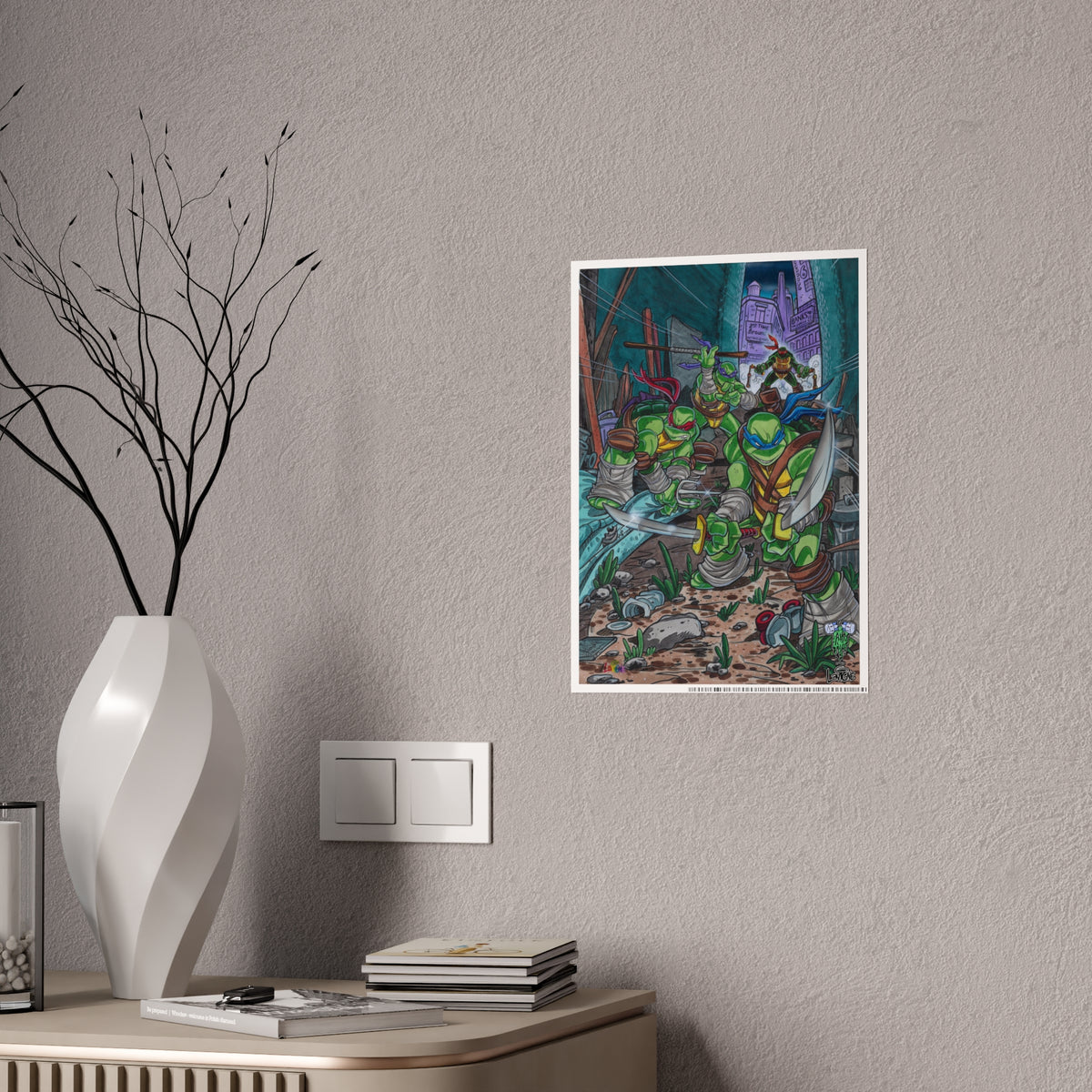 TMNT Sewer Side Legends Poster – Lattie & Lavigne Exclusive (US)