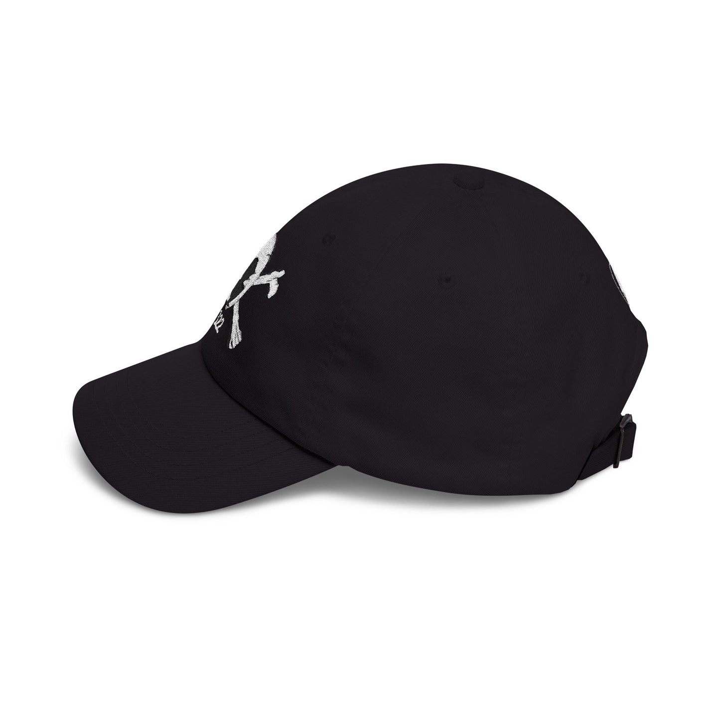 Skull and Bones 322  - Time Kids Book Cap - Embroidered Cotton Black Cap