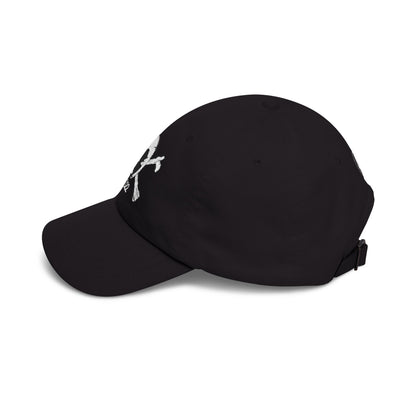 Skull and Bones 322  - Time Kids Book Cap - Embroidered Cotton Black Cap