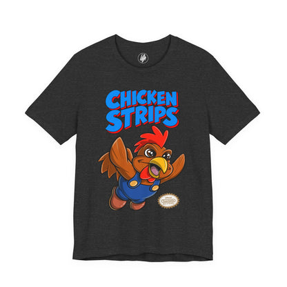 Chicken Strips Buddy 8-Bit Hero T-Shirt