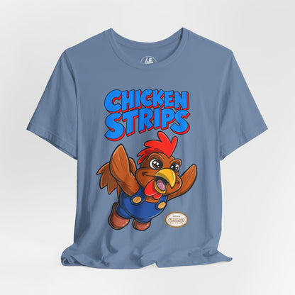Chicken Strips Buddy 8-Bit Hero T-Shirt