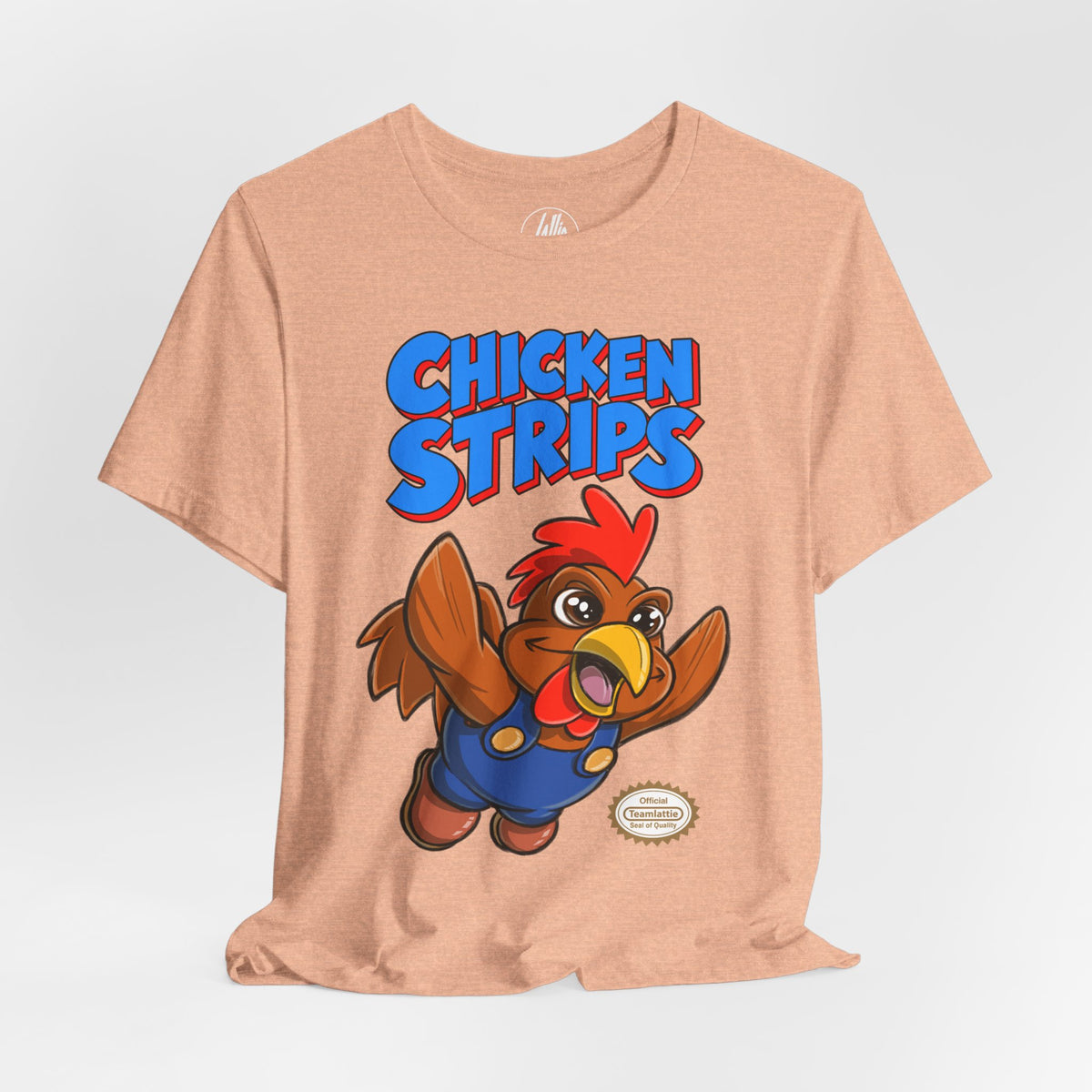 Chicken Strips Buddy 8-Bit Hero T-Shirt