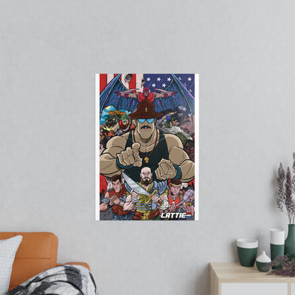Slaughtering Sargent – G.I. Joe Inspired Art Print by Tim Lattie (EU)