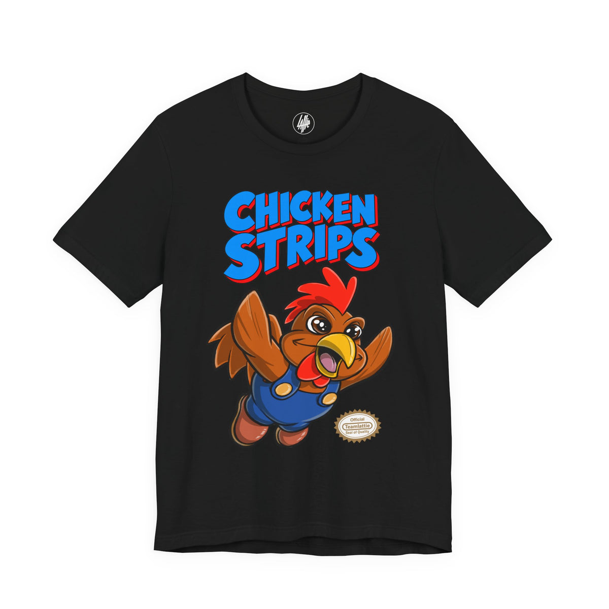 Chicken Strips Buddy 8-Bit Hero T-Shirt