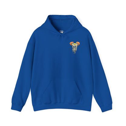 Strips 3 Cartoon Graphic Hoodie