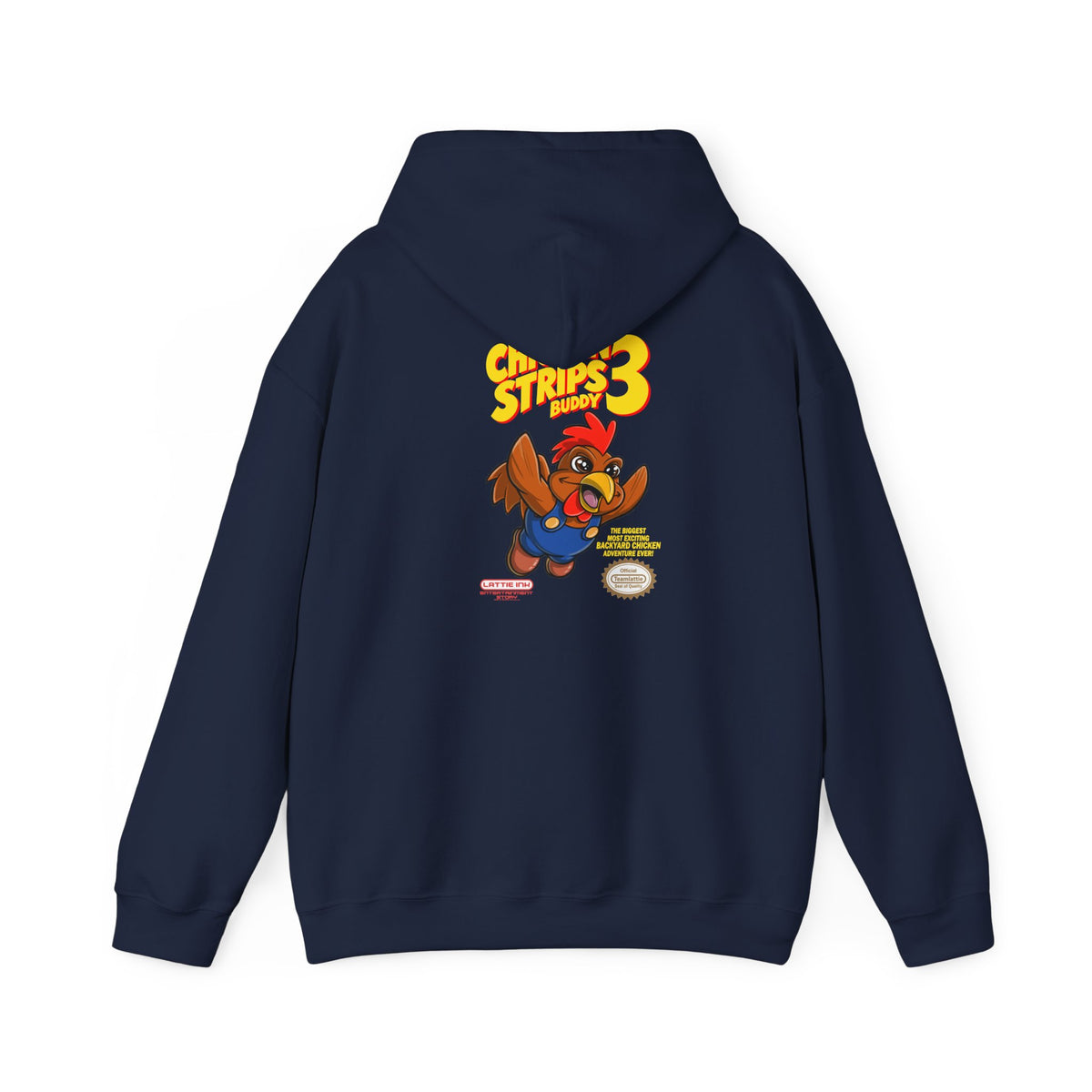 Strips 3 Cartoon Graphic Hoodie