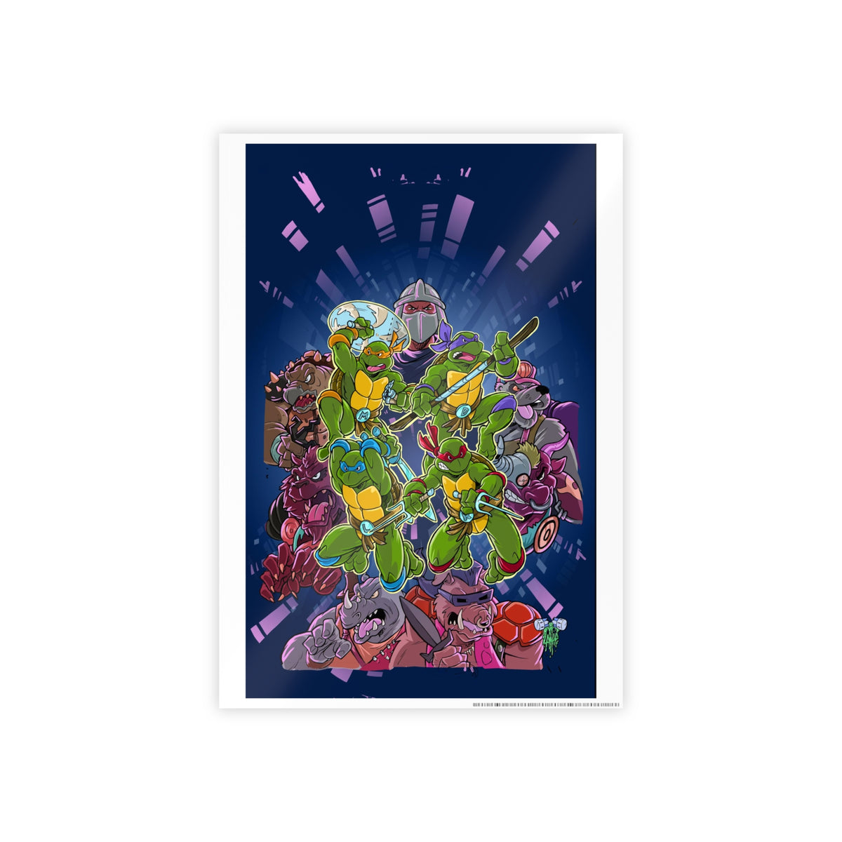 TMNT Iconic First Issue Cover Art Poster by Tim Lattie (US)