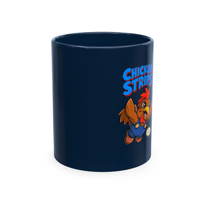Chicken Strips Cartoon Rooster Traditional Ceramic Mug
