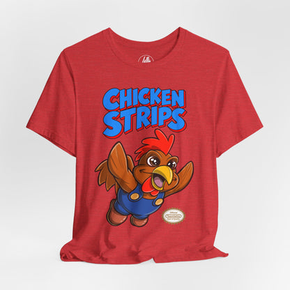 Chicken Strips Buddy 8-Bit Hero T-Shirt