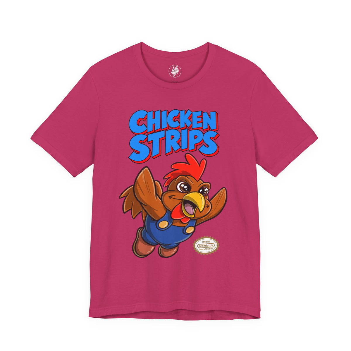Chicken Strips Buddy 8-Bit Hero T-Shirt