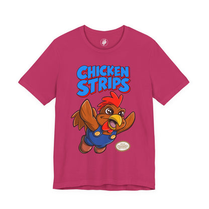 Chicken Strips Buddy 8-Bit Hero T-Shirt