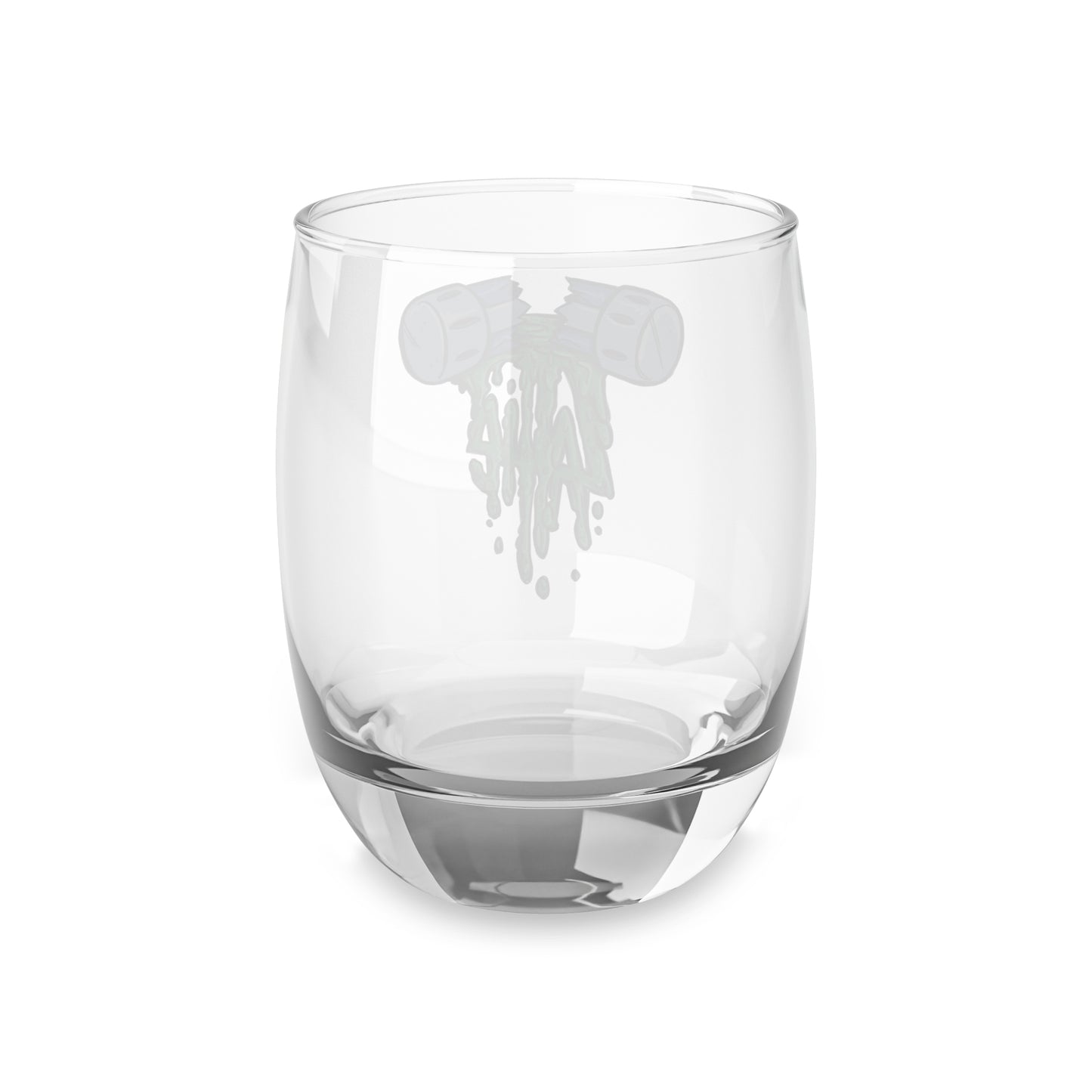 Lattie Ooze logo Whiskey Glass