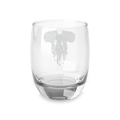 Lattie Ooze logo Whiskey Glass