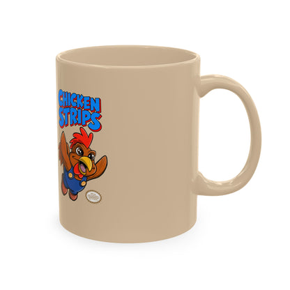 Chicken Strips Cartoon Rooster Traditional Ceramic Mug