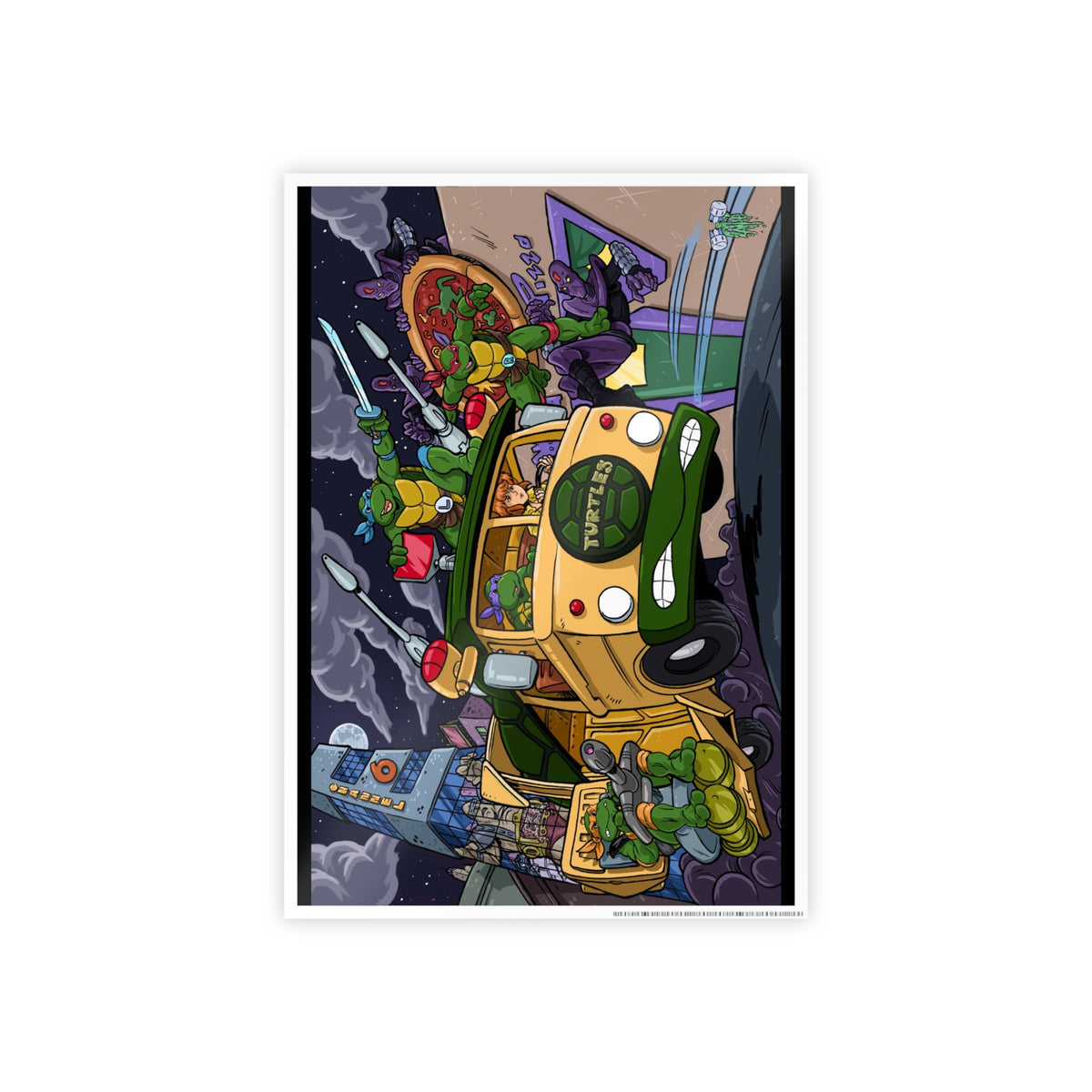 Shellshock Designs Toy Van Poster (US)