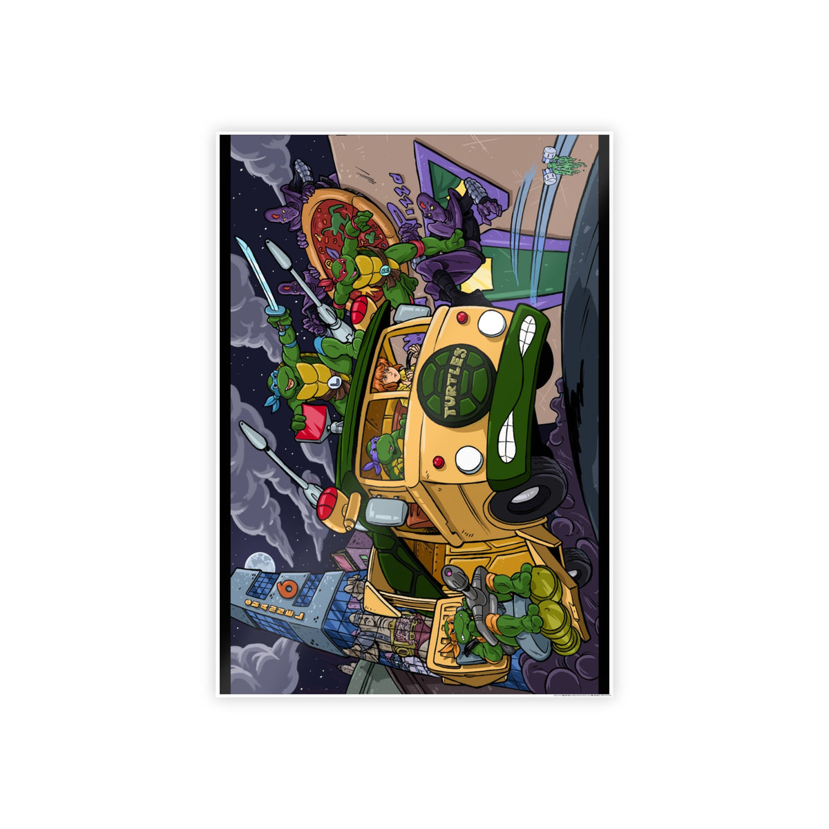 Shellshock Designs Toy Van Poster (US)