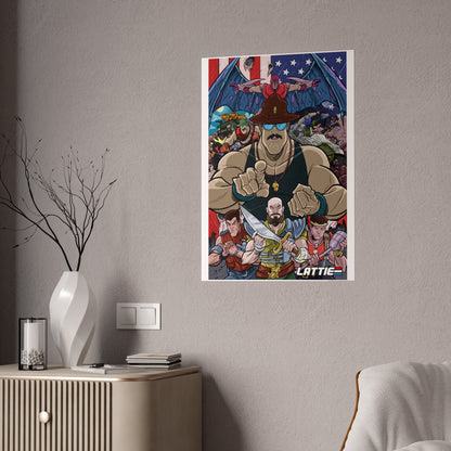 Slaughtering Sargent – G.I. Joe Inspired Art Print by Tim Lattie (US)