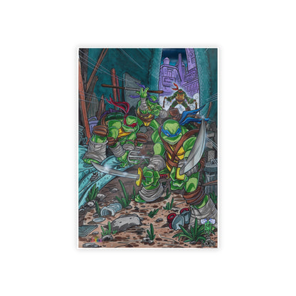 TMNT Sewer Side Legends Poster – Lattie & Lavigne Exclusive (US)