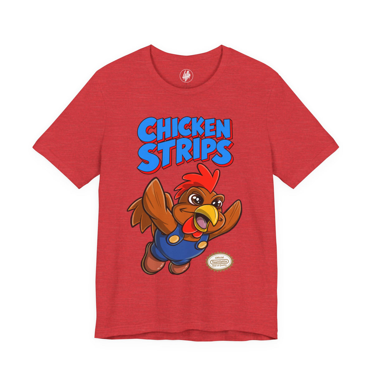 Chicken Strips Buddy 8-Bit Hero T-Shirt