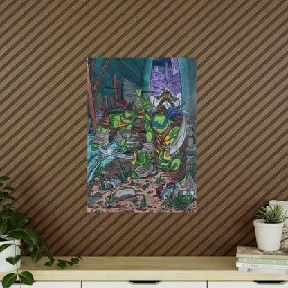 TMNT Sewer Side Legends Poster – Lattie & Lavigne Exclusive (EU)