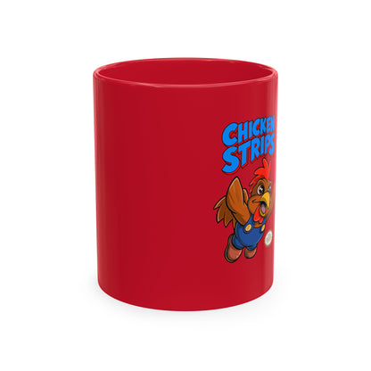 Chicken Strips Cartoon Rooster Traditional Ceramic Mug