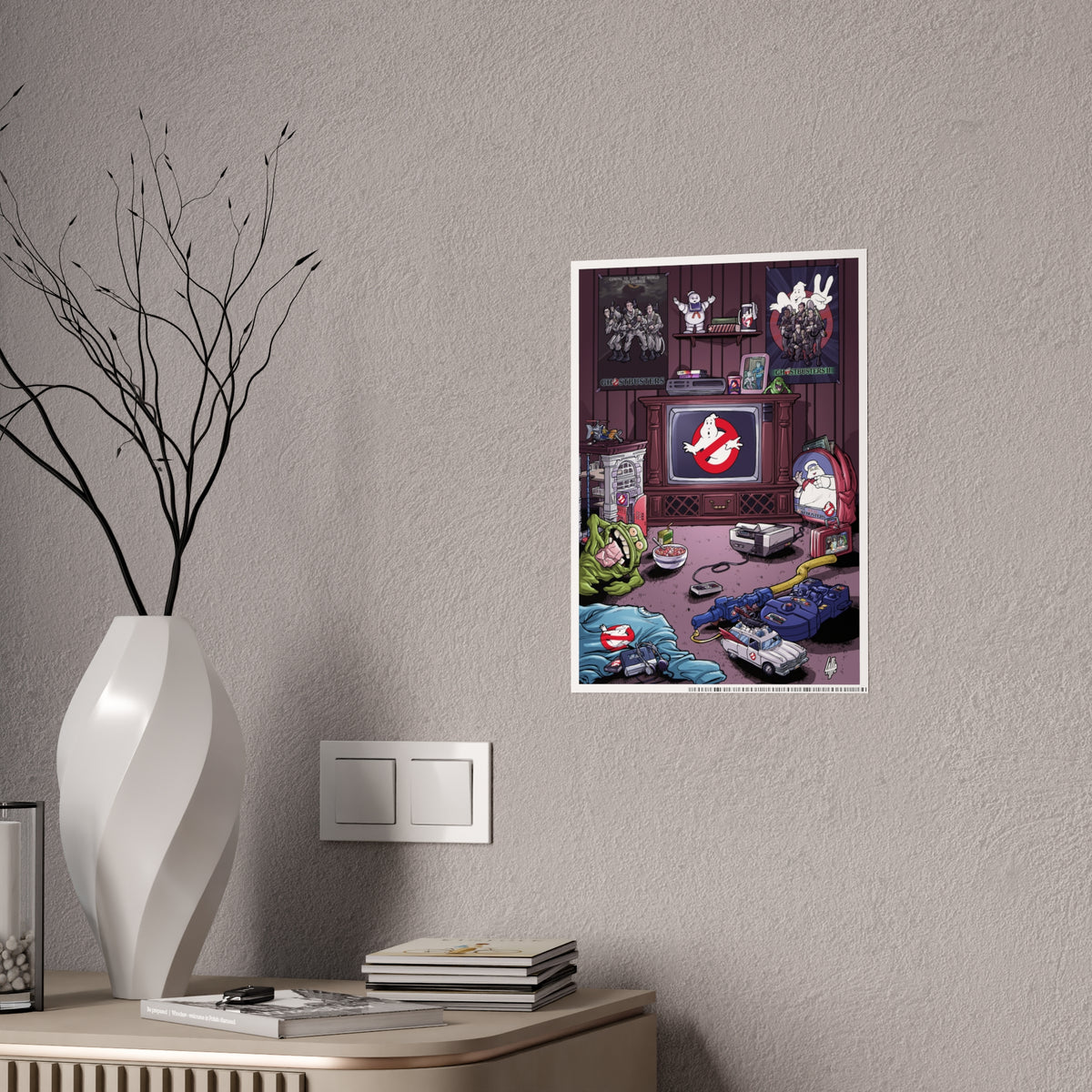 Ghost of Saturday Morning Poster by Tim Lattie (US)