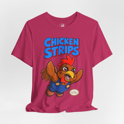 Chicken Strips Buddy 8-Bit Hero T-Shirt