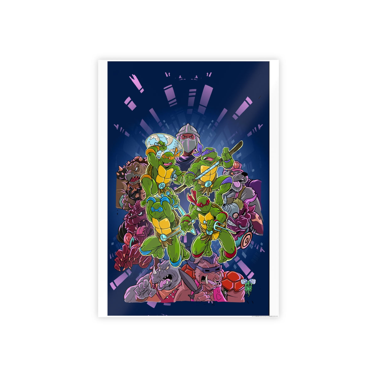 TMNT Iconic First Issue Cover Art Poster by Tim Lattie (US)