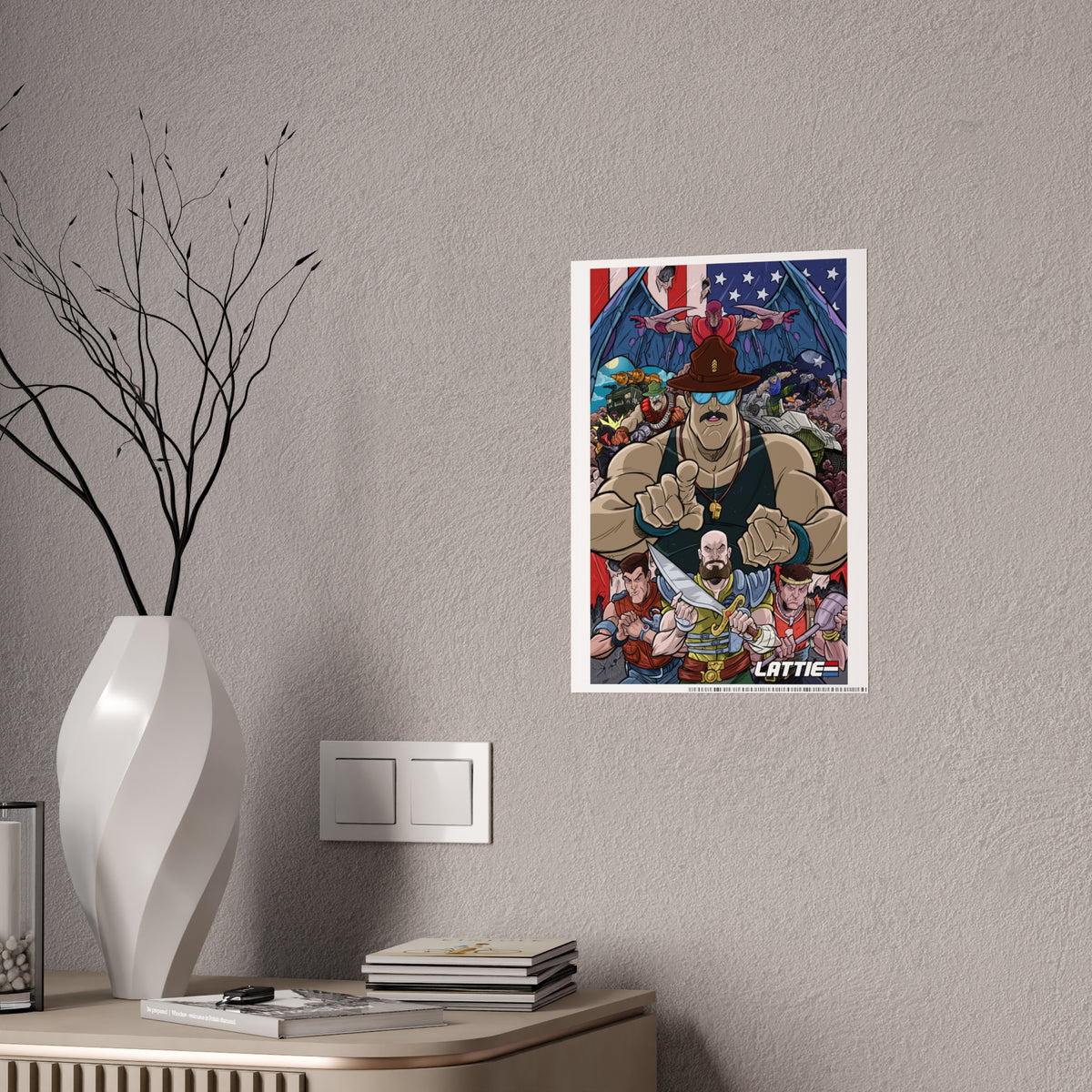 Slaughtering Sargent – G.I. Joe Inspired Art Print by Tim Lattie (US)
