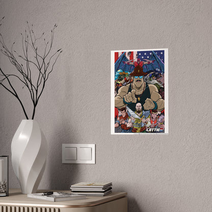 Slaughtering Sargent – G.I. Joe Inspired Art Print by Tim Lattie (US)