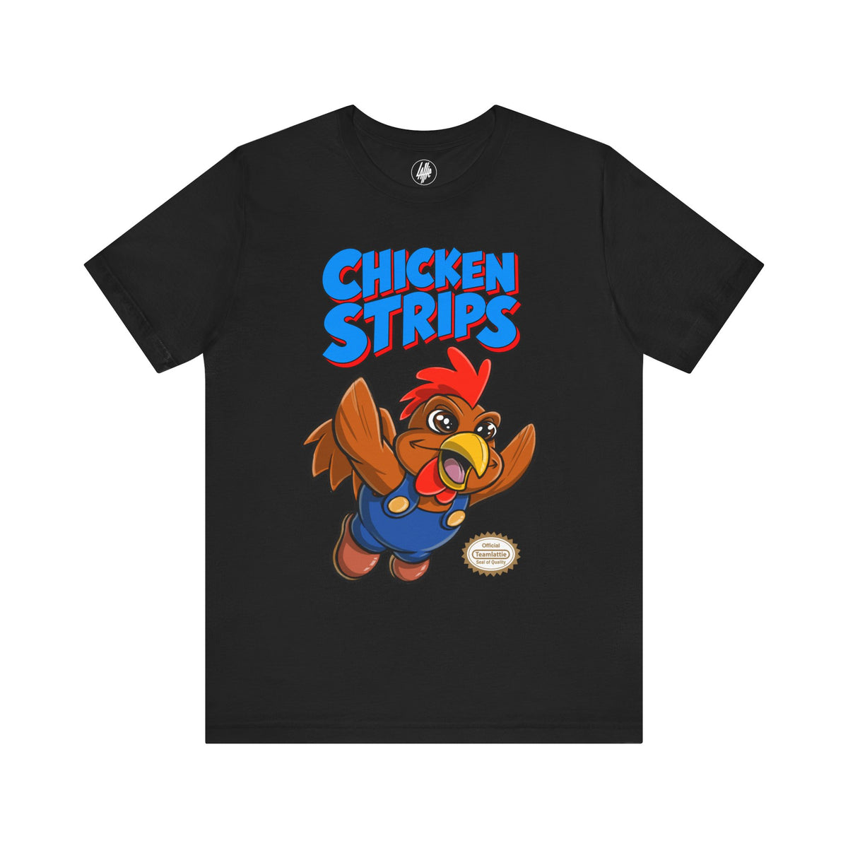Chicken Strips Buddy 8-Bit Hero T-Shirt