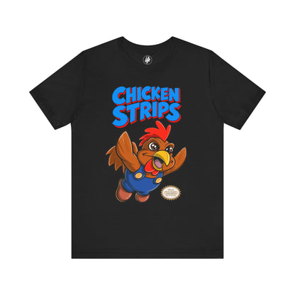 Chicken Strips Buddy 8-Bit Hero T-Shirt