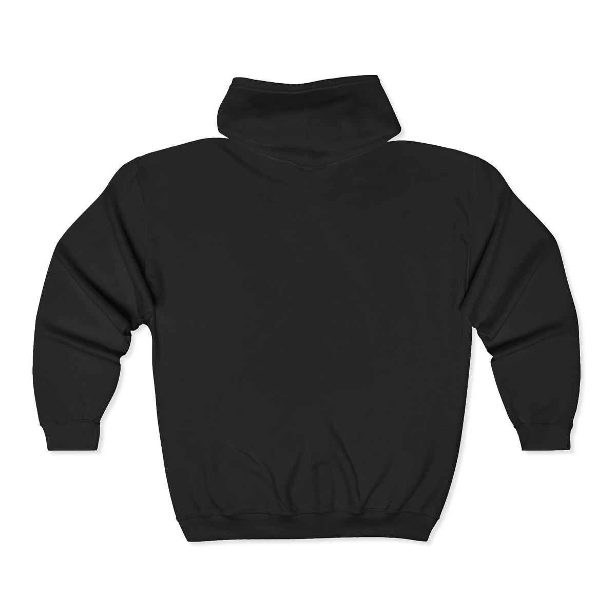 Ember Rune Zip Hoodie – Small Arcane Circle Chest Design