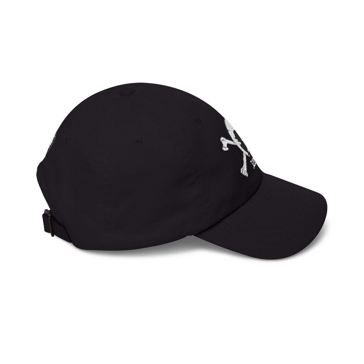 Skull and Bones 322  - Time Kids Book Cap - Embroidered Cotton Black Cap