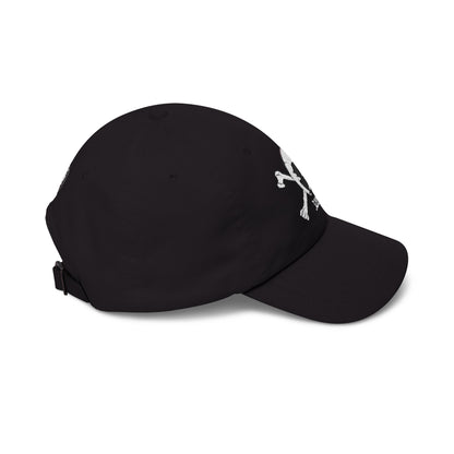 Skull and Bones 322  - Time Kids Book Cap - Embroidered Cotton Black Cap