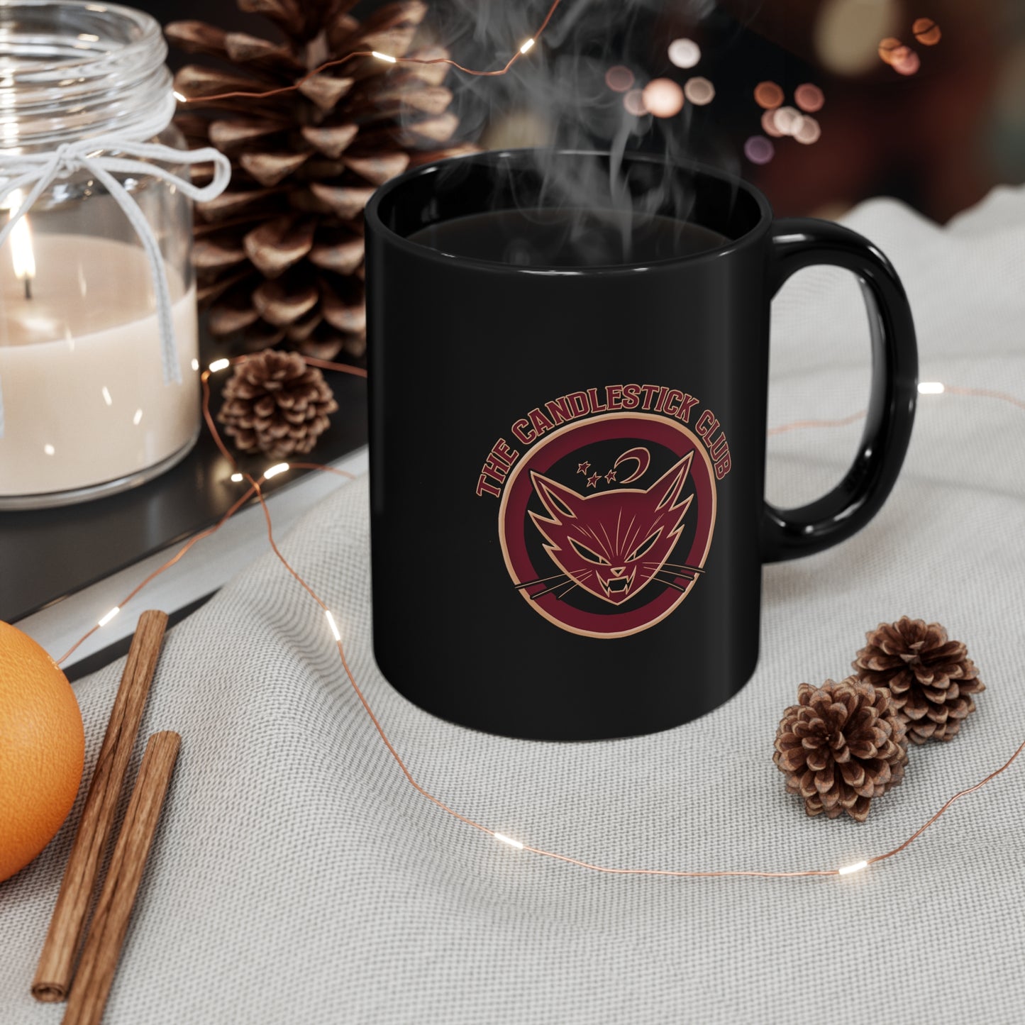The Candlestick Club Black Magic Mug