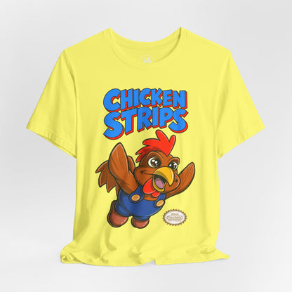 Chicken Strips Buddy 8-Bit Hero T-Shirt