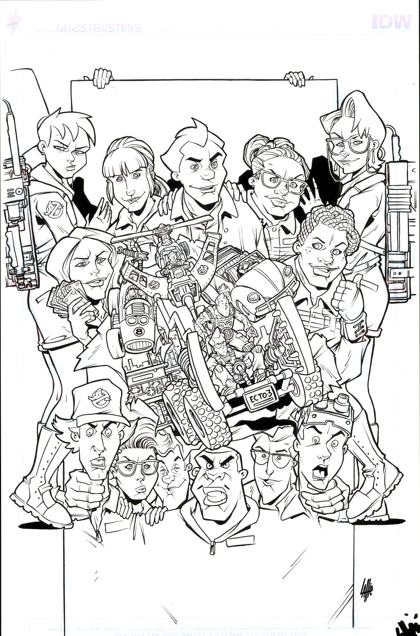 GHOSTBUSTERS 101 #03 COVER ART