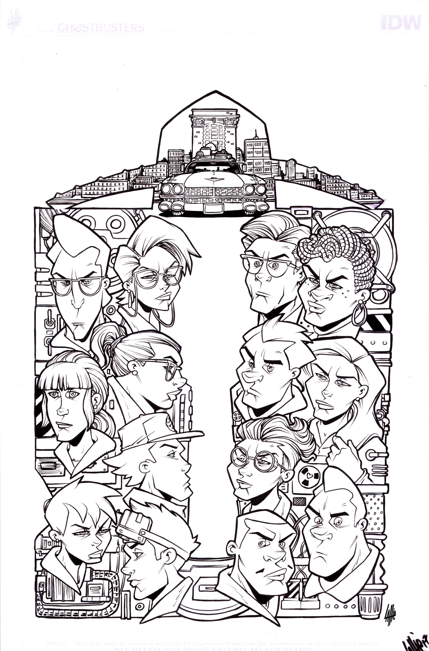 GHOSTBUSTERS 101 #06 COVER ART