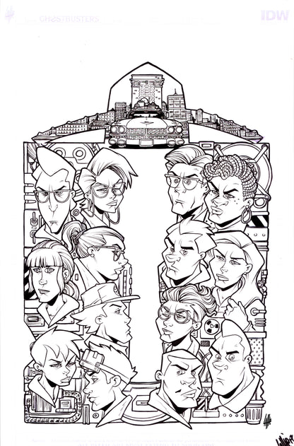 GHOSTBUSTERS 101 #06 COVER ART