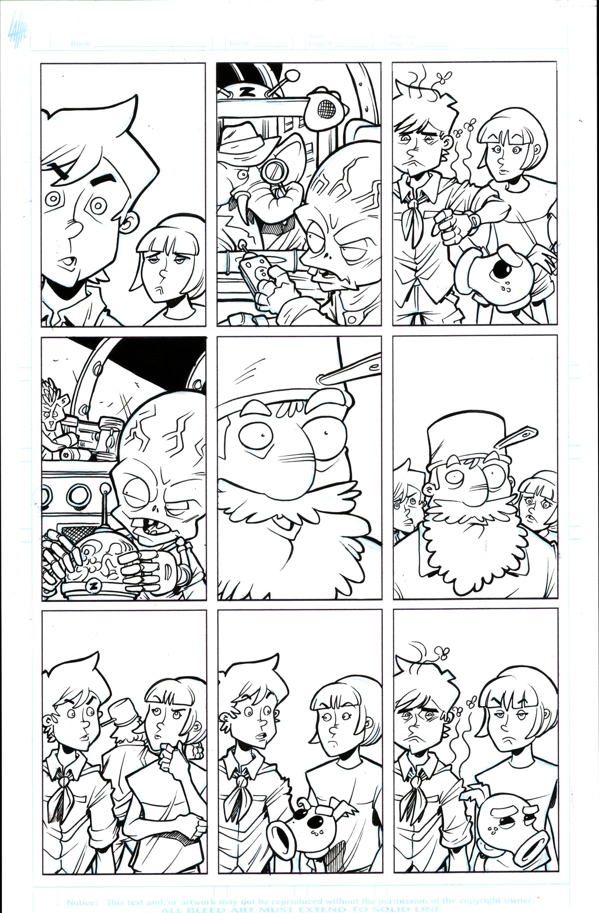 Plants vs. Zombies Garden Warfare Vol. 2 page 25 original comic art by Tim Lattie, Dark Horse