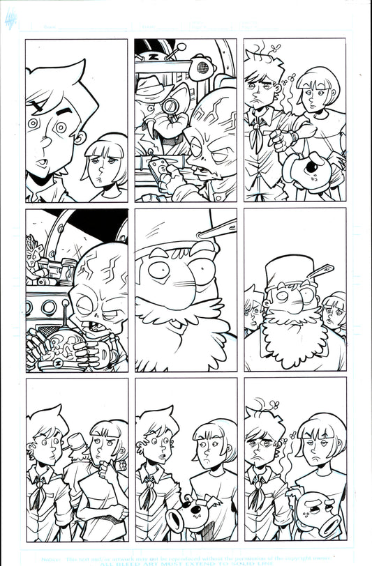 Plants vs. Zombies Garden Warfare Vol. 2 page 25 original comic art by Tim Lattie, Dark Horse