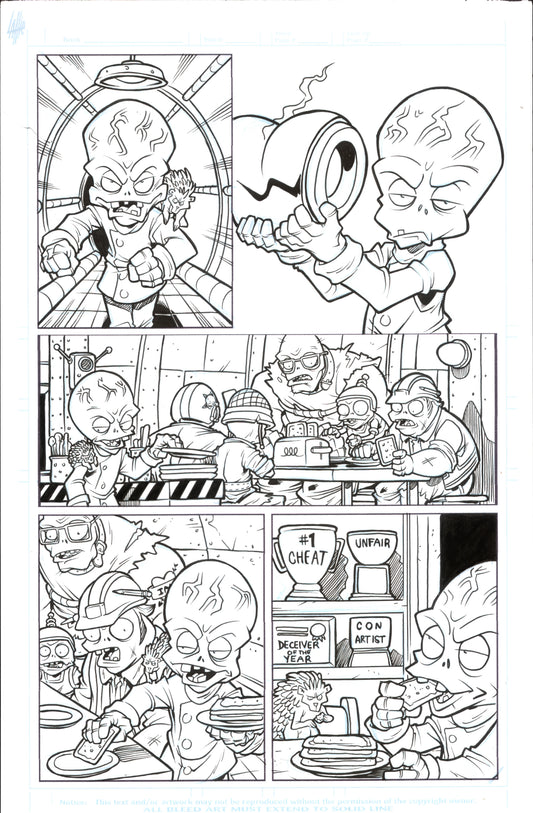 Plants vs. Zombies Garden Warfare Vol. 2 page 26 original comic art by Tim Lattie, Dark Horse