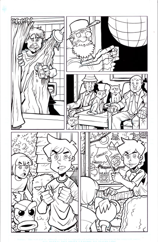 Plants vs. Zombies Garden Warfare Vol. 2 page 30 original comic art by Tim Lattie, Dark Horse
