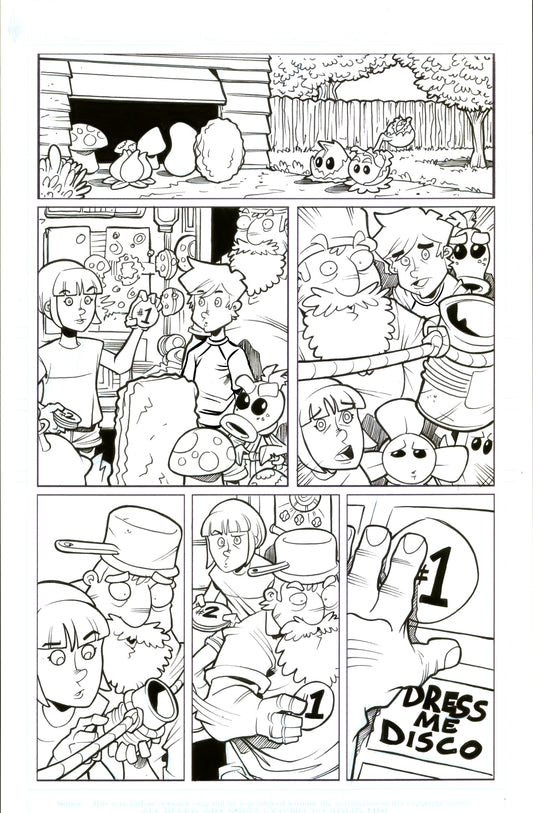 Plants vs. Zombies Garden Warfare Vol. 2 page 34 original comic art by Tim Lattie, Dark Horse