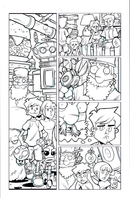 Plants vs. Zombies Garden Warfare Vol. 2 page 42 original comic art by Tim Lattie, Dark Horse